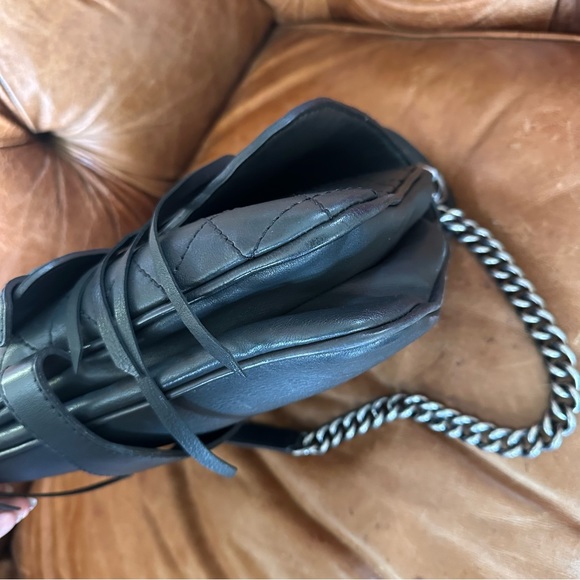 Chanel 2014 Black Quilted Calfskin Leather Paris-Dallas Ride Western Saddle Bag - Picture 9 of 16